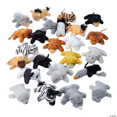 Bulk 48 Pc. Mini Zoo Stuffed Animal Assortment
