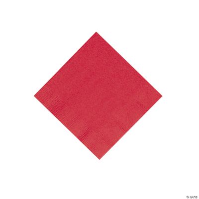 Bulk 50 Pc. Red Beverage Napkins Oriental Trading