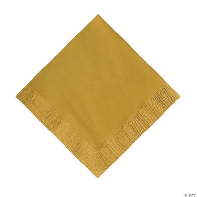 Metallic Gold Luncheon Napkins Oriental Trading