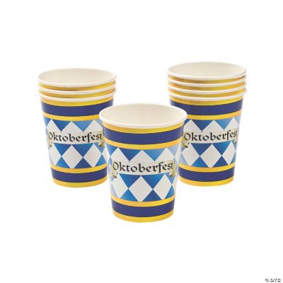 Oktoberfest Paper Cups Oriental Trading