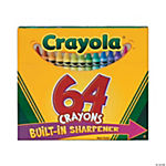 64-Color Crayola<sup>®</sup> Crayons - 1 Box