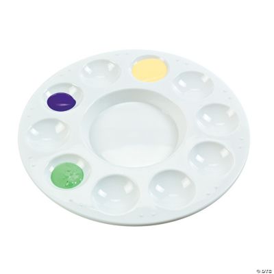 Round Paint Palettes Basic Supplies 12 Pieces 886102289563 eBay