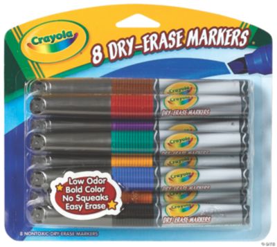 8Color Crayola® Dry Erase Markers Discontinued