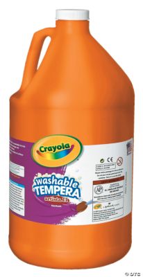 Gallon Crayola® Artista II® Washable Orange Tempera Paint - Discontinued