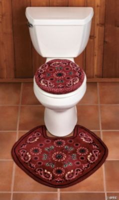 Western Toilet Seat Cover & Rug - Discontinued