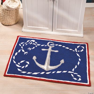 Nautical Hooked Rug Discontinued