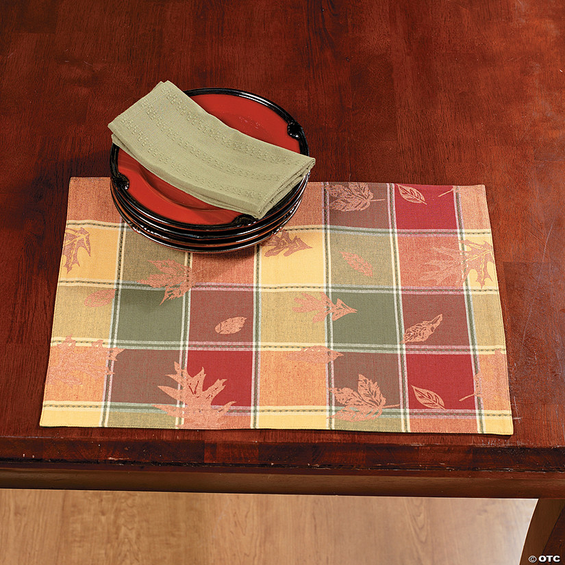 Fall Plaid Place Mats - Discontinued