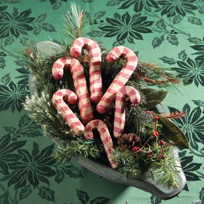 Carved Wood Candy Canes - Home Decor - 6 Pieces 887600816114 | eBay