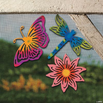 Magnetic Butterfly, Dragonfly & Flower - Oriental Trading - Discontinued