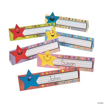 24 “Star Student” Name Tag Tents - Discontinued