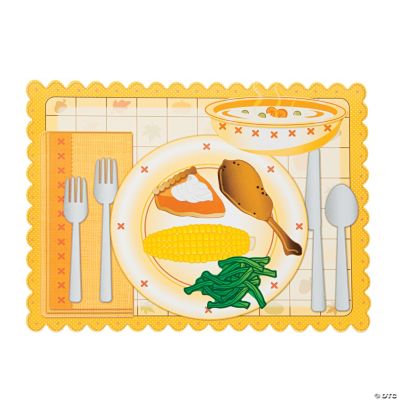 Thanksgiving Plate Stickers - Discontinued