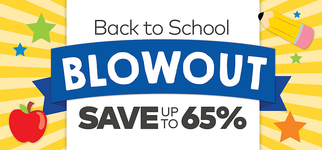 Back To School  Blowout Sale