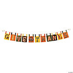 Fleece “Give Thanks” Tied Pillow Craft Kit - Oriental Trading