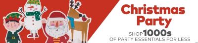 Christmas Party - Shop 1000s of Party Essentials For Less