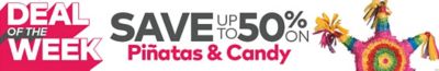 Deal of the Week - Pinatas & Candy up to 50% off