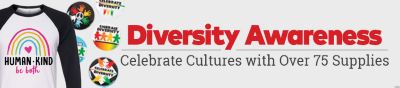 Diversity Awareness. Celebrate cultures with over 75 supplies.