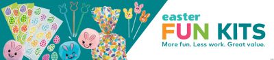 Easter Fun Kits. More fun. Less work. Great value.