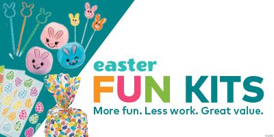 Easter Fun Kits. More fun. Less work. Great value.
