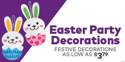 Easter Party Decorations - Festive Decorations As Low As $3.79