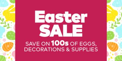 Easter Sale - Save on 100s of Eggs, Decorations & Supplies
