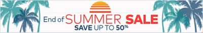 End of Summer Sale up to 50% off
