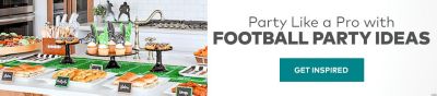 Party like a pro with football party ideas. Get inspired
