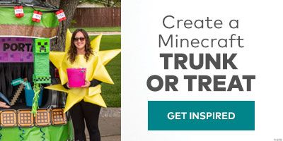 Create a Minecraft Trunk or Treat - Get Inspired