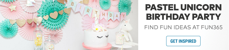 Pastel Unicorn Birthday Party - Find Fun Ideas at Fun365 - Get Inspired