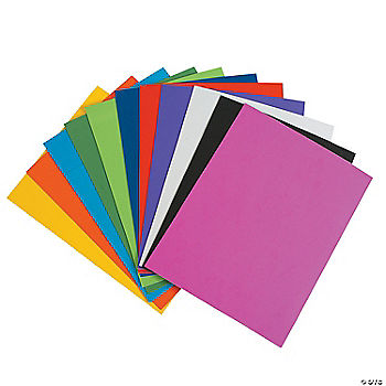 24 Pc Bright Self-Adhesive Foam Sheets 9
