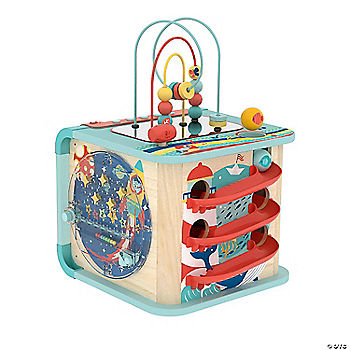 Hape: Explore & Learn Magic Cube 5 Unique Play Modes & Themes, 1+