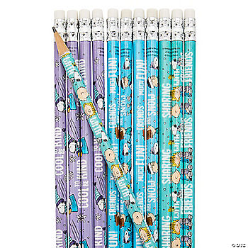 Peanuts® Winter Pencils 24 Pc. Light Blue