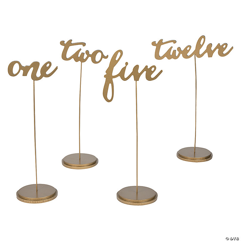 12pc Table Number Holders Party Favor Photo Holder Stands for Birthday Wedding 