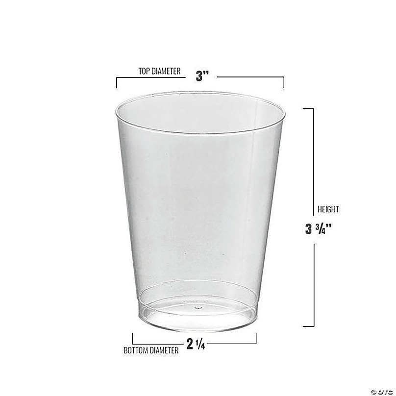 Creative Converting White Premium Plastic Cups 16 Oz., 20 ct