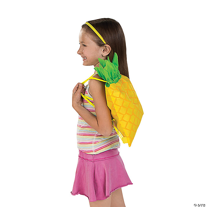 12 Pieces Apparel Accessories Details about   Medium Pineapple Drawstring Bags 