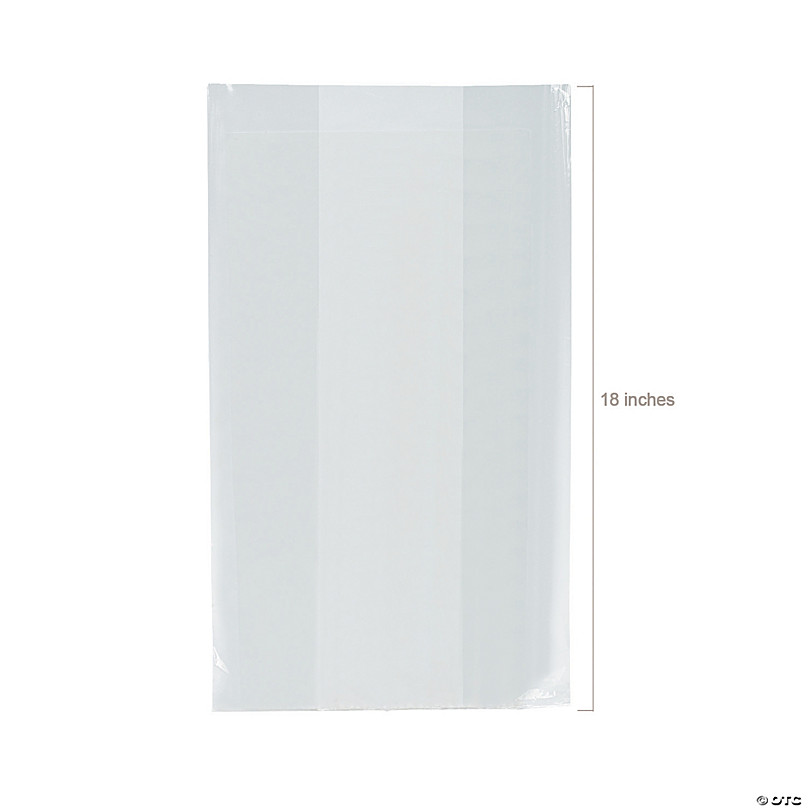 Holvyt Large Clear Basket Bags 10 Pack 32"x 46" Cellophane Wrap  Plastic Packa