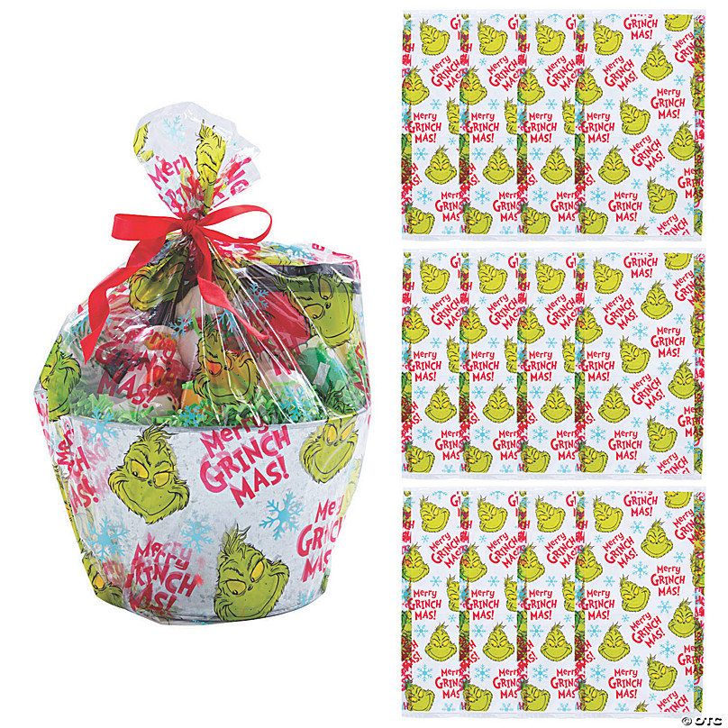 for sale online case of 72 Christmas Cello Bag a Basket 2 Pack 