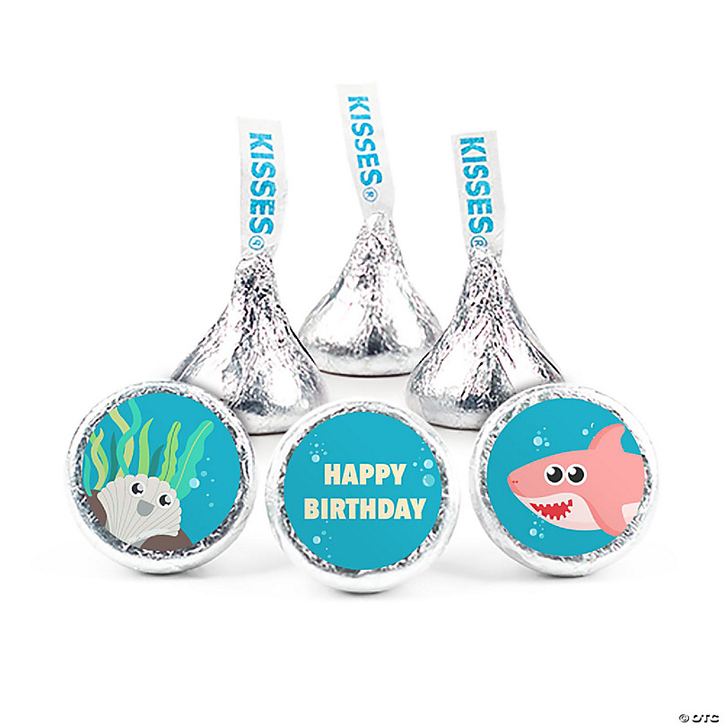 100ct Girl Dinosaur Birthday Candy Party Favors Hershey's Kisses