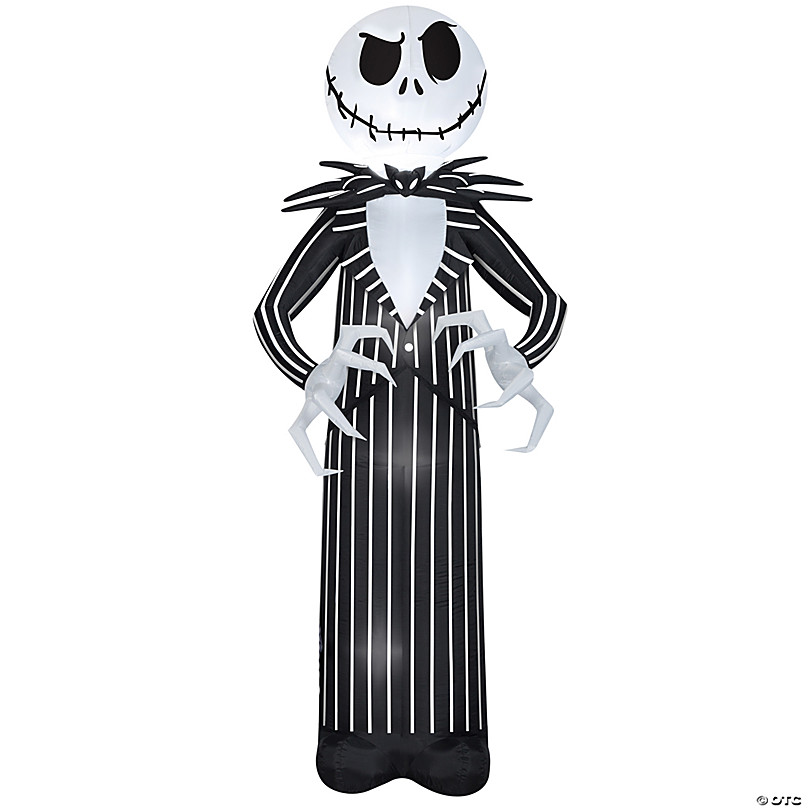 108 Giant Jack Skellington And Zero Airblown Outdoor Yard Decoration