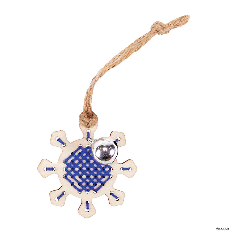 Mindware Make Your Own: Cross Stitch Wood Jewelry Craft Kit - Creates 12  Pendants : Target