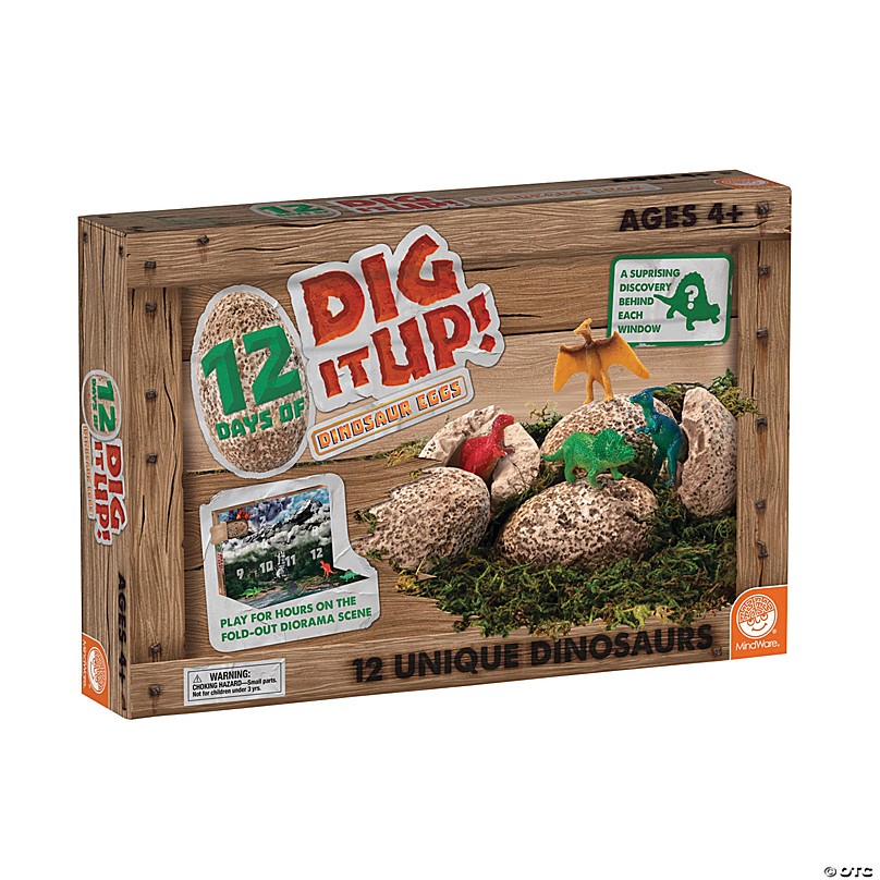 12 Days of Dig It Up Dinosaur Eggs Discontinued