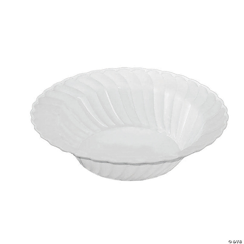 Smarty Had A Party 14 oz. Clear Wave Plastic Soup Bowls (120 Bowls)