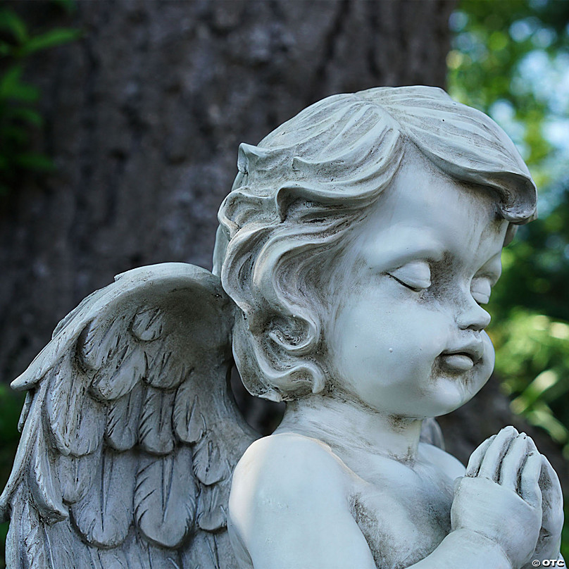 baby angel praying statue