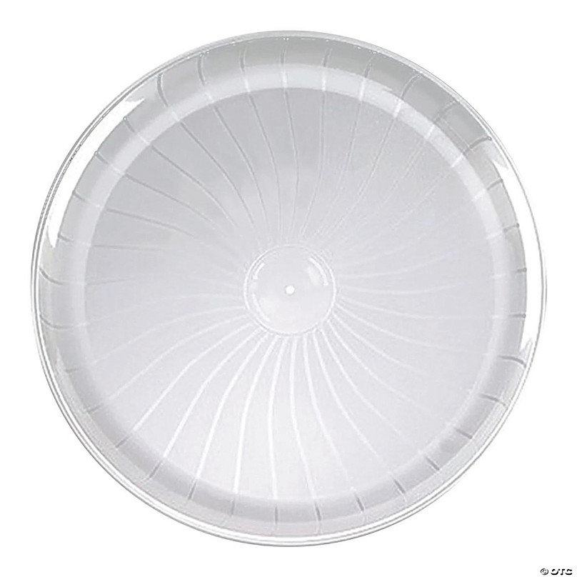 Oriental Trading Company Disposable Plastic Serving Tray for 3 Guests