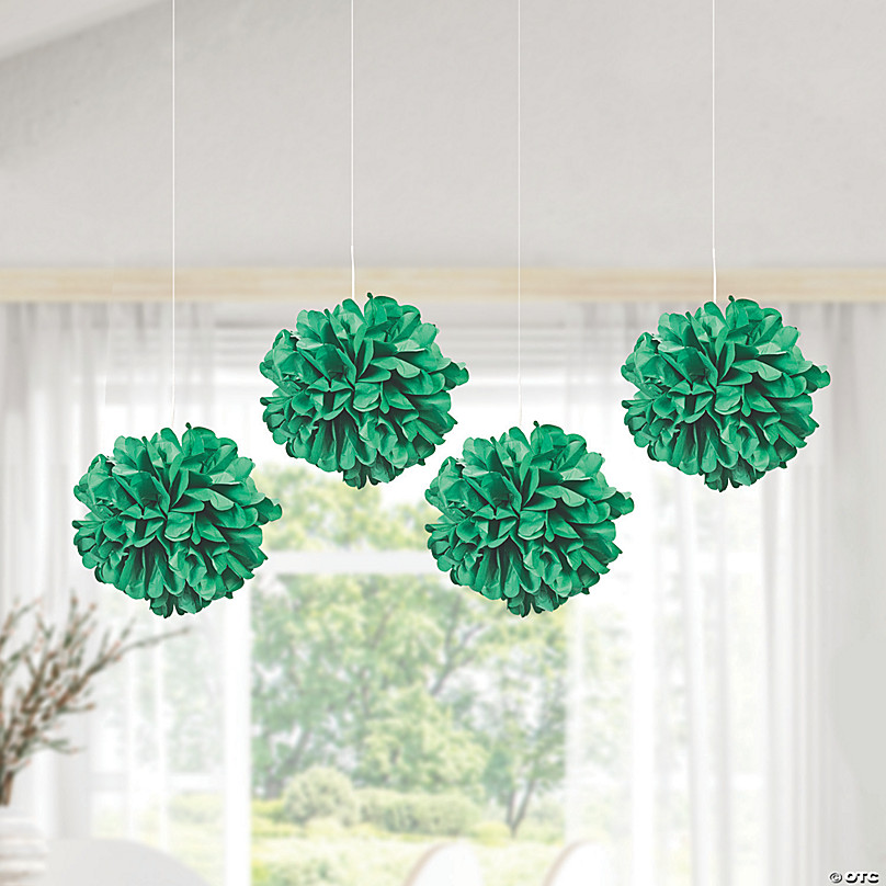 Green Pom Poms  Oriental Trading Company