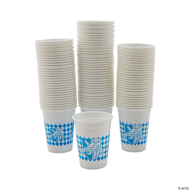 Sliner 40 Pieces Oktoberfest Cups Bulk 12 oz German Party Disposable  Plastic Cups Beer Party Clear B…See more Sliner 40 Pieces Oktoberfest Cups  Bulk