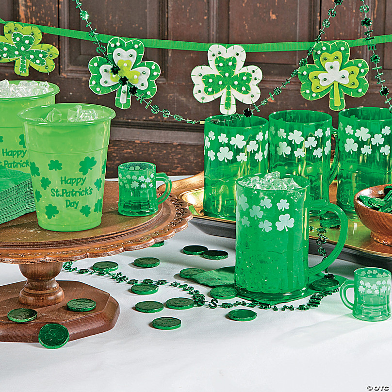 JOYIN 72 Pcs St.Patrick's Day 16 oz Cups, Green Disposable Plastic Lucky  Clover Cups for Saint Patri…See more JOYIN 72 Pcs St.Patrick's Day 16 oz