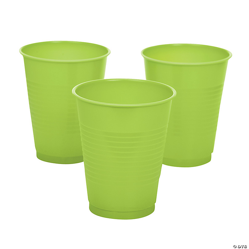 Lime Plastic 16 oz. Cup 50 Ct.