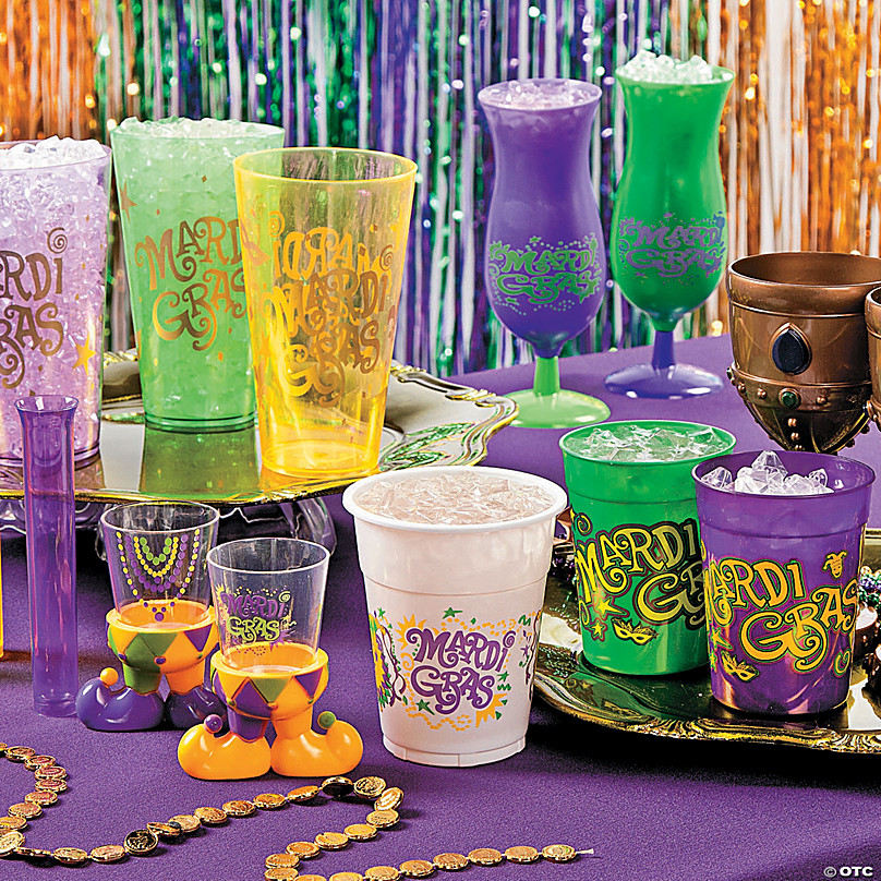 12 Ounce Purple Plastic Cups from Beads by the Dozen, New Orleans