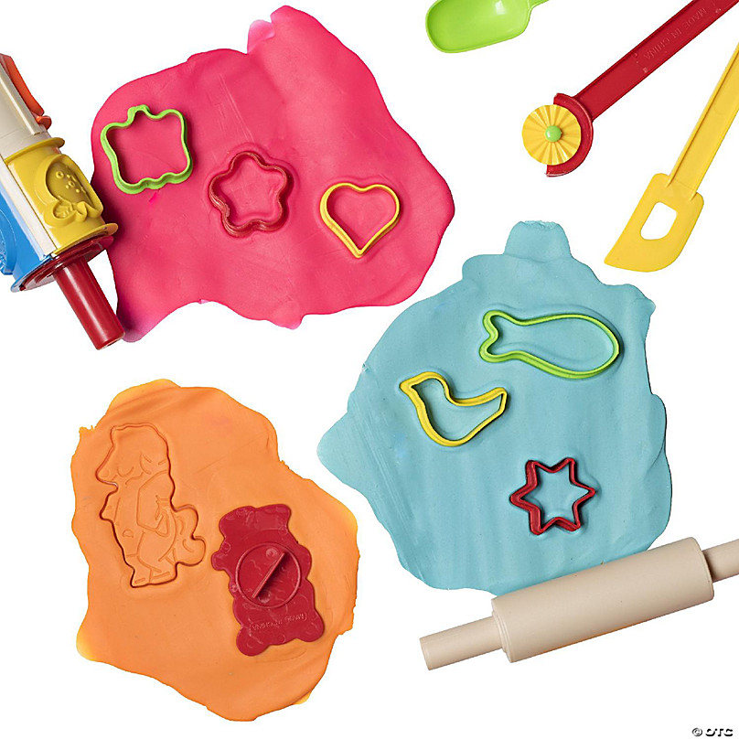 16 Piece Clay And Dough Modeling Tools Kit For Kids Play - Animal Shapes