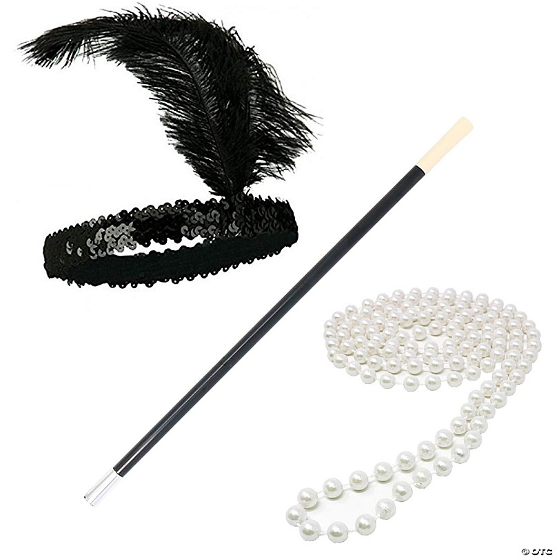  Siifert 4 Pcs 1920s Accessories Set Flapper Costume